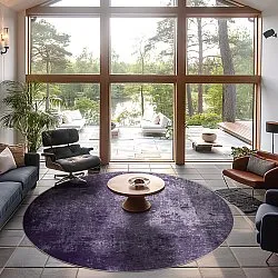 Tapete redondo - Lynton (roxo)