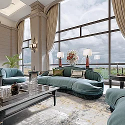 Tapete Wilton - Melazzo (cinza/multicolorido)