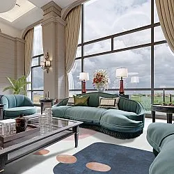 Tapete Wilton - Brethon (multicolorido)