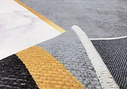 Tapete Wilton - Savino (preto/branco/cinza)