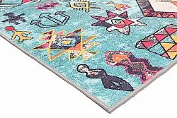 Tapete Wilton - Misare (azul/multicolorido)