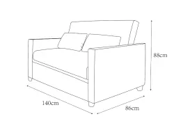 Poltrona-cama - San Francisco (bege)