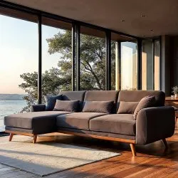 Bäddsoffa - Texas (mörkgrå)