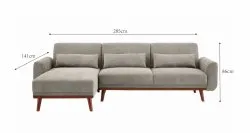 Bäddsoffa - Texas (mörkgrå)