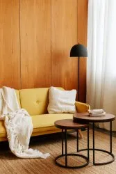 Sofá-cama - Kap Verde (amarelo)