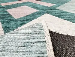 Tapete Wilton - Temara (azul/multicolorido)