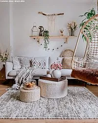 Tapete de lã - Luna (bege)