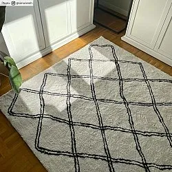 Tapetes felpudos - Morocco (preto/branco)