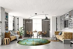 Tapete redondo - Livno (multicolorido)