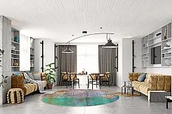 Tapete redondo - Trento (multicolorido)