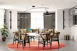 Tapete redondo - Sondrio (multicolorido)