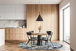 Tapete redondo - Pias (multicolorido)