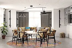 Tapete redondo - Almonte (multicolorido)