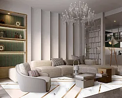 Tapete Wilton - Nemea (branco/rosa/dourado)