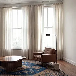 Cortinas Pack de 2 - Cortina de linho Noemi (bege)