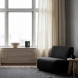 Cortinas Pack de 2 - Cortina de linho Noemi (creme)