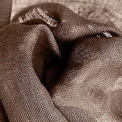 Cortinas Pack de 2 - Cortina de linho Noemi (marrom escuro)