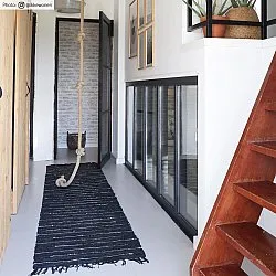 Tapete de retalhos - Nordal Design (couro preto)