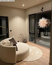 Tapetes redondos - Aranga Super Soft Fur (bege)