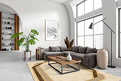 Tapete Wilton - Olympia (bege/marrom)