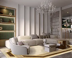 Tapete Wilton - Olympia (bege/marrom)