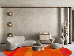 Tapete redondo - Asti (laranja)