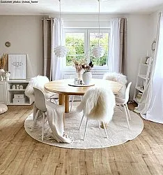 Tapete redondo - Otago (branco)