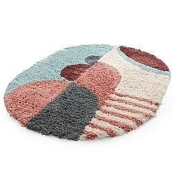 Oval matta - Tropea Natural Cotton Shaggy (multi)