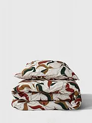 Conjunto de capa de edredão - Amalie (bege/ferrugem)