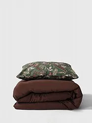 Conjunto de capa de edredão - Dagny (verde)