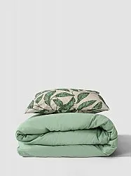 Conjunto de capa de edredão - Leaves (verde)