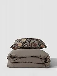 Conjunto de capa de edredão - Lotten (marrom)