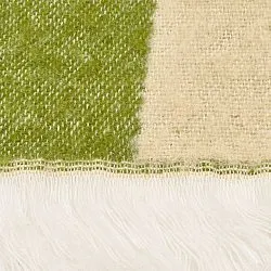 Mantas - Manta em mistura de lã - Audrey Check (bege/verde/roxo)