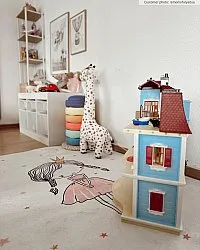 Tapete infantil - Princess (rosa)