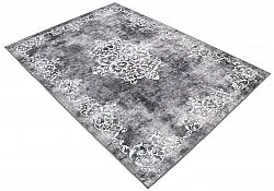 Tapete Wilton - Santi (cinza escuro/branco)