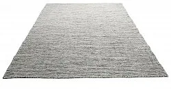 Tapete de lã - Otago (cinza/preto)