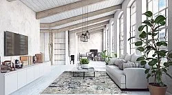 Tapete Wilton - Hiboun (azul)