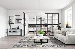 Tapete Wilton - Fernana (azul/multicolorido)