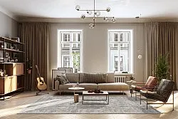 Tapete Wilton - Gombalia (cinza)