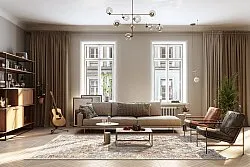 Tapete Wilton - Douz (azul/multicolorido)