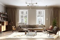 Tapete Wilton - Vieste (branco/dourado)