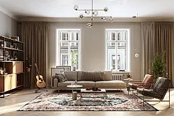 Tapete Wilton - Javis (vermelho/multicolorido)