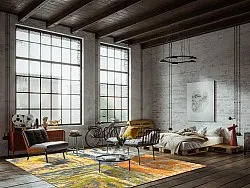 Tapete Wilton - Tizzano (laranja/multicolorido)