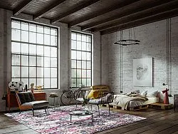 Tapete Wilton - Jedaida (rosa/multicolorido)