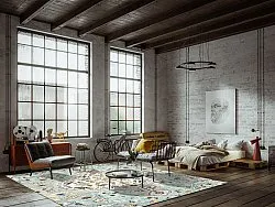 Tapete Wilton - Mojácar (azul)