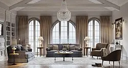 Tapete Wilton - Amorgos (cinza)