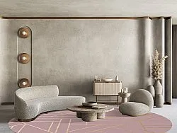 Tapete redondo - Marino (rosa)