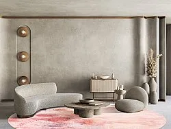 Tapete redondo - Nancy (rosa)