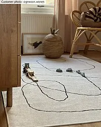 Tapete Wilton - Rosetta (cinza)