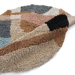 Tapete redondo - Cefalu Natural Cotton Shaggy (multi)